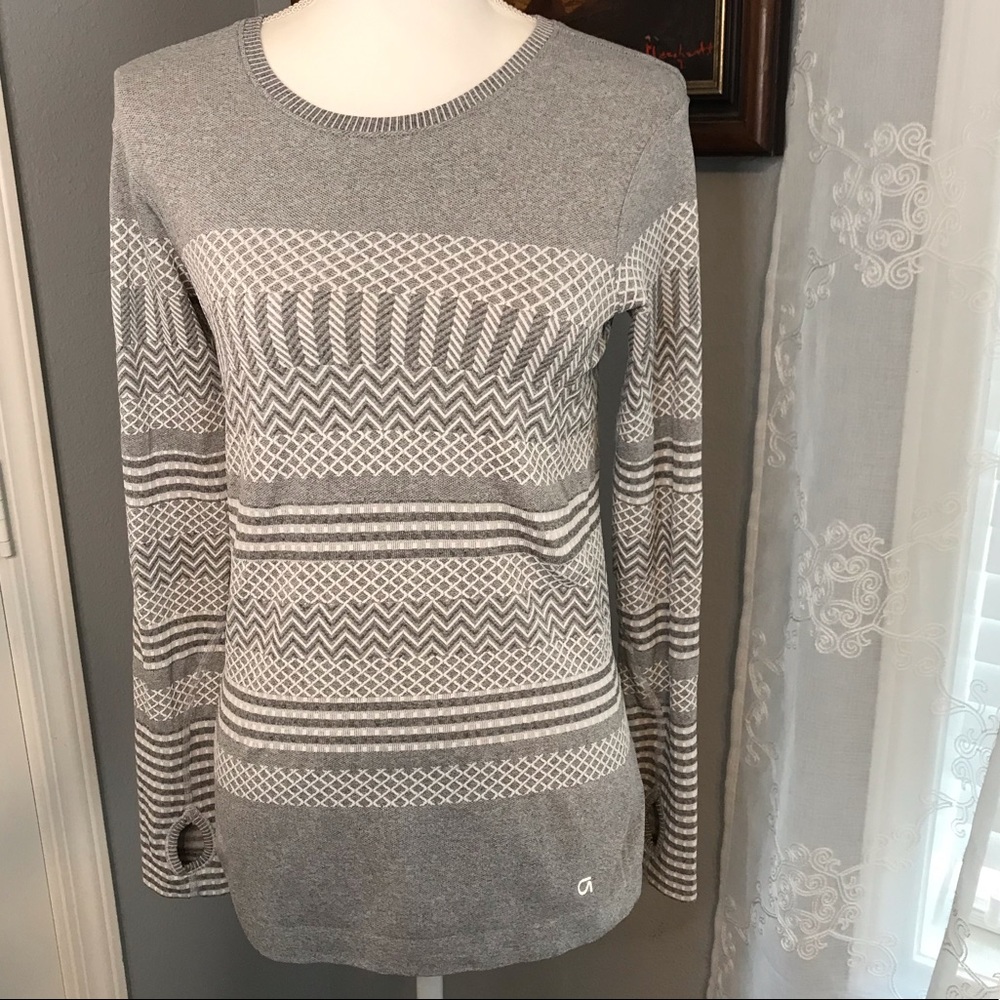 Grey Gap Fit Size S Work Out Top